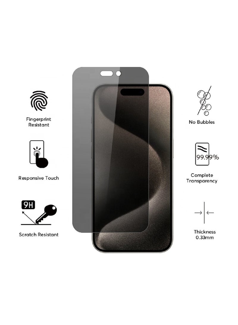 MOBM 3-Pack Screen Protection for iPhone 16 Pro Max 6.7-Inch - Image 2